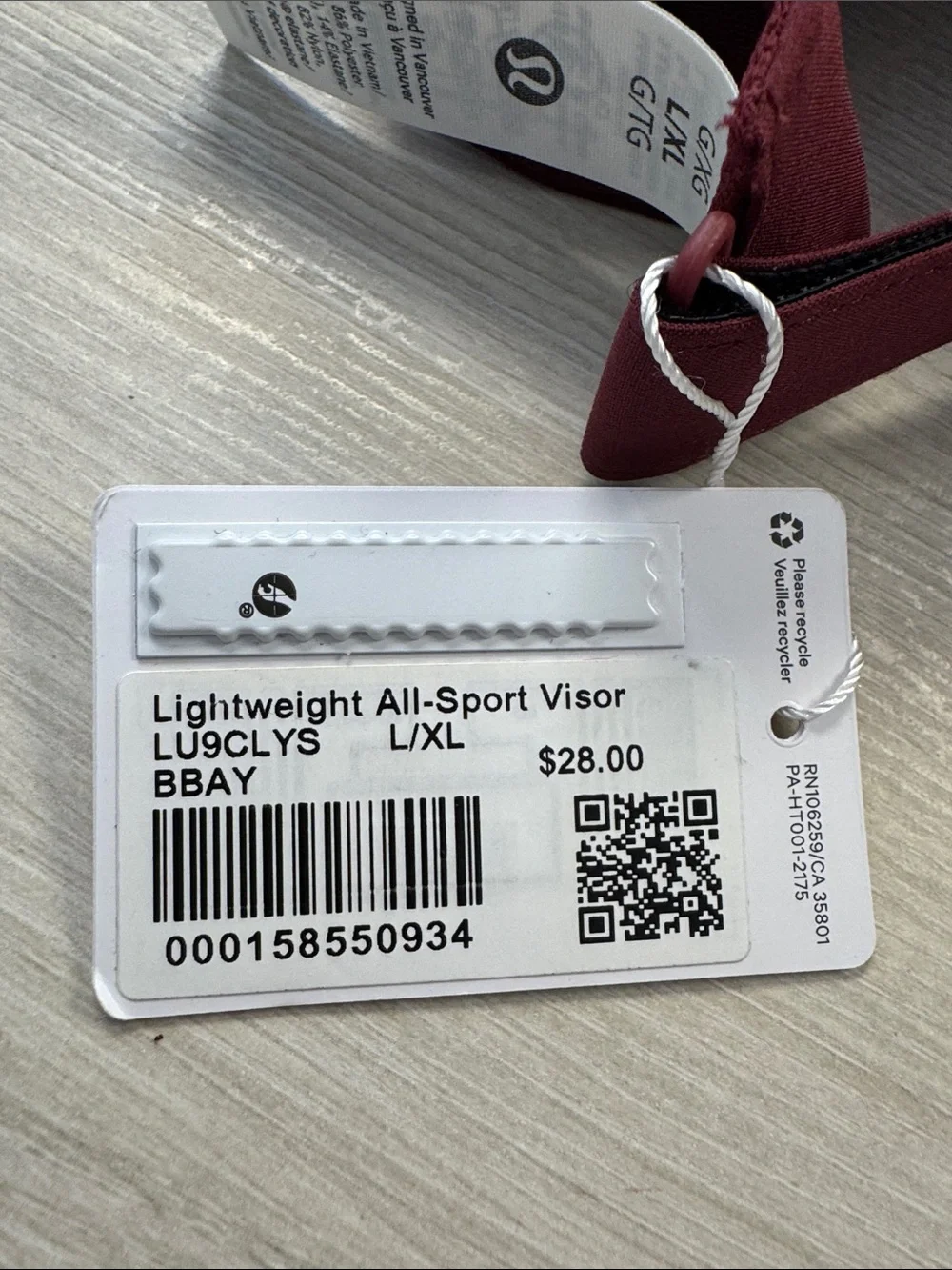 Lululemon Burgundy Bay Bundle 3 items